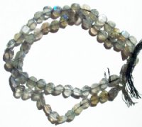 16 inch strand of 6x3mm Labradorite Coin Beads
